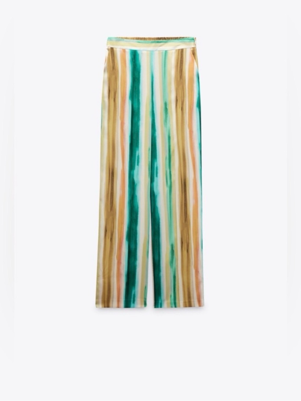 Zara Multicolored Striped Pants - Size Medium - NWT - Picture 4 of 5